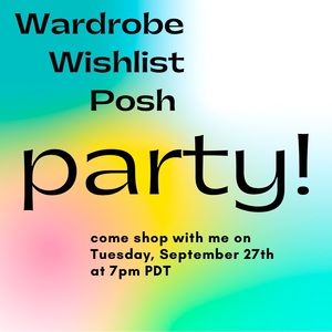 Party TUESDAY 9/27 at 7pm!